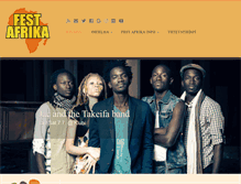 Tablet Screenshot of festafrika.net
